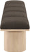 Meridian Furniture - Pavilion Brown Boucle Fabric Upholstered 5pc. Bench - 465Brown-5B - GreatFurnitureDeal