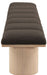 Meridian Furniture - Pavilion Brown Boucle Fabric Upholstered 7pc. Bench - 465Brown-7A - GreatFurnitureDeal