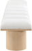 Meridian Furniture - Pavilion Cream Boucle Fabric Upholstered 7pc. Bench - 465Cream-7A - GreatFurnitureDeal