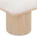 Meridian Furniture - Pavilion Cream Boucle Fabric Upholstered 7pc. Bench - 465Cream-7B - GreatFurnitureDeal