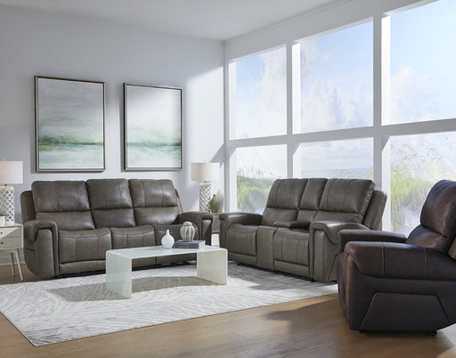 Southern Motion REVIVE - 466 Burton Triple Power 3 Piece Living Room Set in Reno Charcoal - 466-64P-86P-3466P - GreatFurnitureDeal