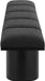 Meridian Furniture - Pavilion Black Boucle Fabric Upholstered 5pc. Bench - 466Black-5B - GreatFurnitureDeal