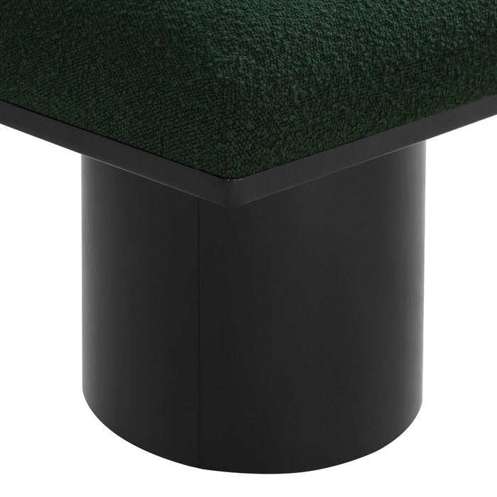 Meridian Furniture - Pavilion Green Boucle Fabric Upholstered 12pc. Bench - 466Green-12C - GreatFurnitureDeal