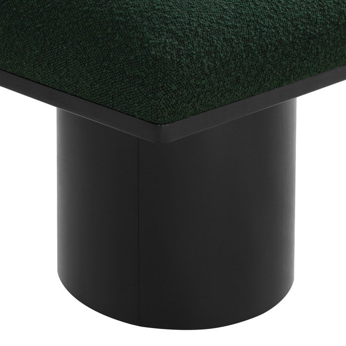 Meridian Furniture - Pavilion Green Boucle Fabric Upholstered 5pc. Bench - 466Green-5B - GreatFurnitureDeal