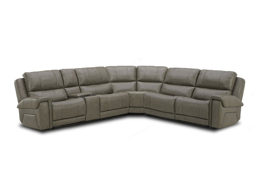 Southern Motion REVIVE - 466 Burton Triple Power 6 Piece Sectional Sofa in Reno Charcoal - 466-03P-46P-80-84-98P-04P - GreatFurnitureDeal