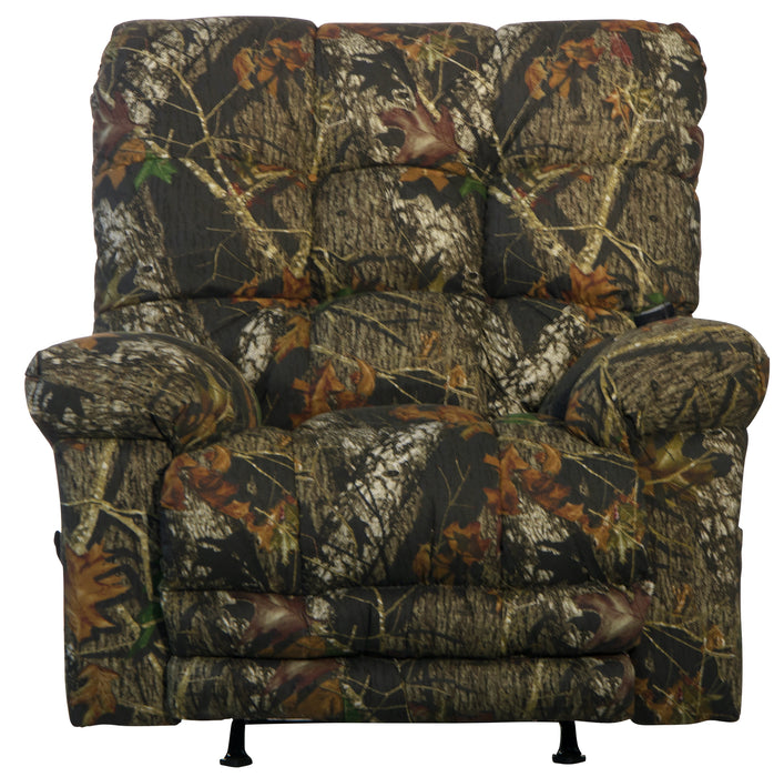 Catnapper - 4689 Magnum Chaise Rocker Recliner w/Heat & Massage - Oversized - X-tra Comfort Footrest in Mossy Oak New Breakup - 4689-2-MOSSY - GreatFurnitureDeal