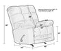 Catnapper - 4689 Magnum Chaise Rocker Recliner w/Heat & Massage - Oversized - X-tra Comfort Footrest in Mossy Oak New Breakup - 4689-2-MOSSY - GreatFurnitureDeal