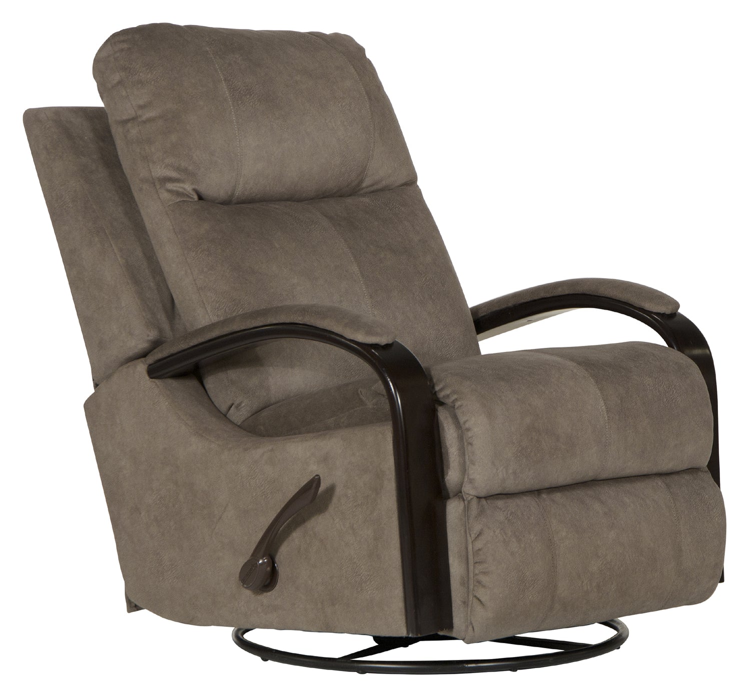 Catnapper Niles Swivel Glider Recliner in Portabella 47035PORTAB