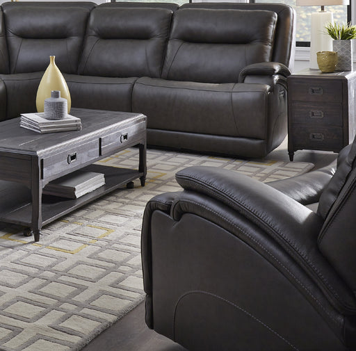 Southern Motion REVIVE - 472 Heston Triple Power Glider Recliner in Frisco Charcoal - 3472P - GreatFurnitureDeal