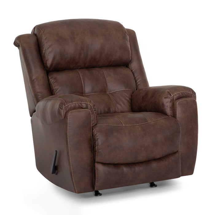 Franklin Furniture - Clyde Fabric Recliner in Ford Chocolate - 4721-CHOCOLATE