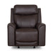 Franklin Furniture - 4730 Argent Power Rocker Recliner w/ Air Massage/Power Headrest/Arm Storage/USB Charging in Duvall Coffee - 99288-COFFEE - GreatFurnitureDeal