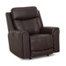 Franklin Furniture - 4730 Argent Power Rocker Recliner w/ Air Massage/Power Headrest/Arm Storage/USB Charging in Duvall Coffee - 99288-COFFEE - GreatFurnitureDeal