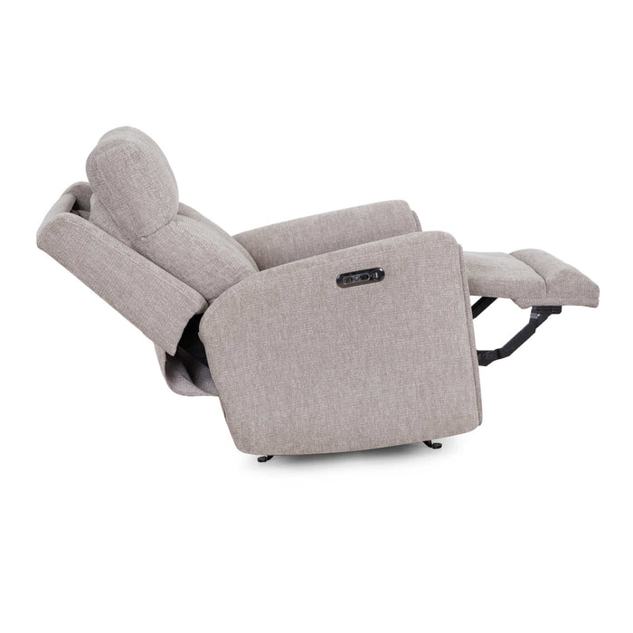 Franklin Furniture - 4730 Argent Power Rocker Recliner w/ Air Massage/Power Headrest/Arm Storage/USB Charging in Stella Mushroom - 99288-MUS