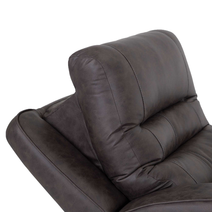 Franklin Furniture - 4731 Aspen Fabric Power Rocker Recliner w/ Power Headrest, USB & Dual Cupholders in Duvall Gunmetal - 4731-GUNMETAL