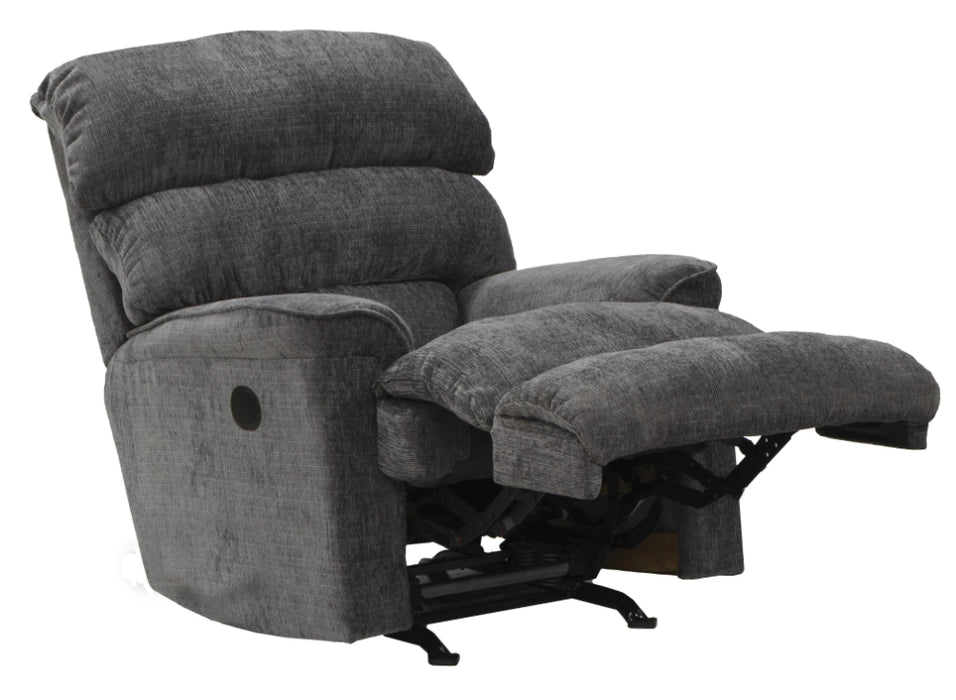 Catnapper - Pearson Power Wall Hugger Recliner in Charcoal - 64739-4-CHARCOAL - GreatFurnitureDeal