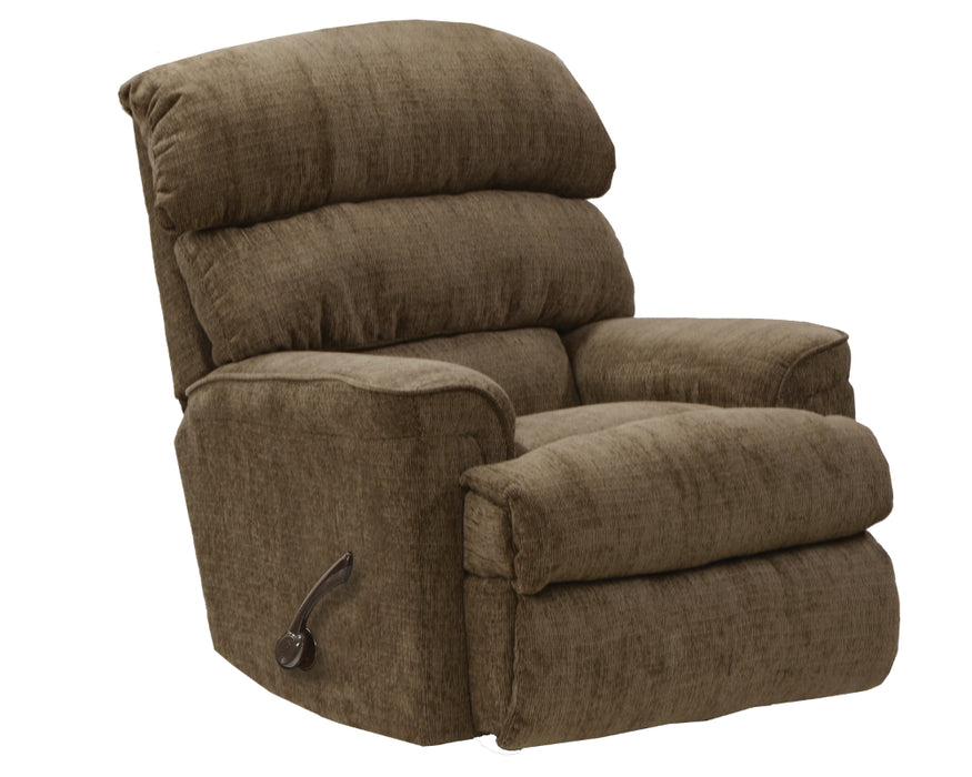 Catnapper - Pearson Chaise Rocker Recliner in Coffee - 4739-2-COFFEE - GreatFurnitureDeal