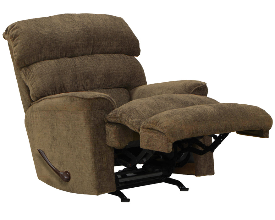 Catnapper - Pearson Chaise Rocker Recliner in Coffee - 4739-2-COFFEE - GreatFurnitureDeal