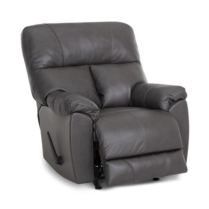 Franklin Furniture - 4755 Kent Rocker Recliner in Eden Iron - 4755-82-03