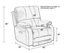 Catnapper - Thornton Power Headrest w-Lumbar Power Lay Flat Recliner in Java - 764762-7-JAVA-MTO - GreatFurnitureDeal