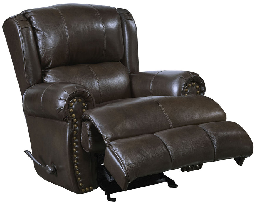 Catnapper - Duncan Power Deluxe Lay Flat Recliner in Chocolate - 64763-7Chocolate