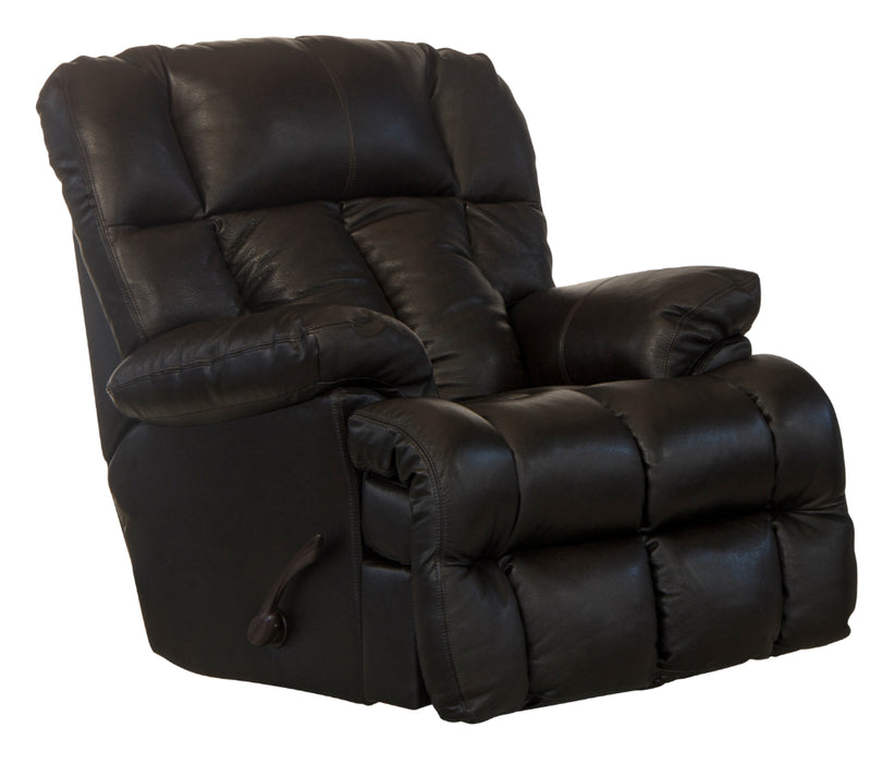 Catnapper - Victor Power Lay Flat Chaise Recliner in Chocolate - 64764-7Chocolate - GreatFurnitureDeal