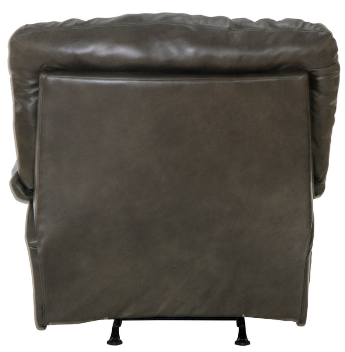 Catnapper - Victor Chaise Rocker Recliner in Steel - 4764-2Steel - GreatFurnitureDeal
