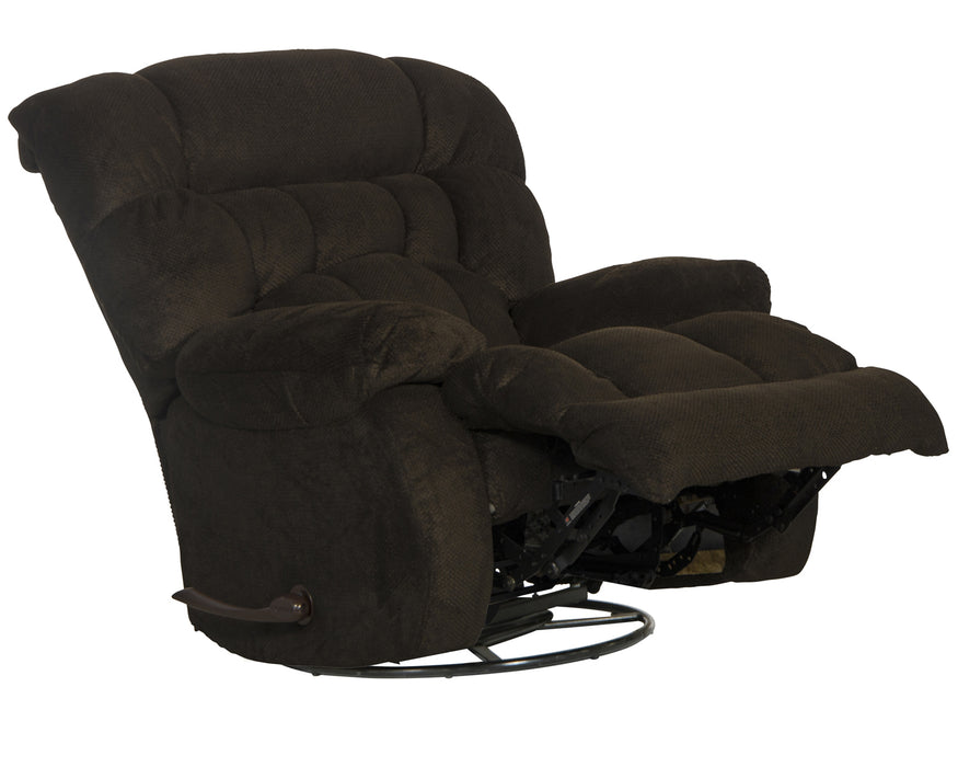 Catnapper - Daly Power Lay Flat Recliner in Chocolate - 64765-7Chocolate