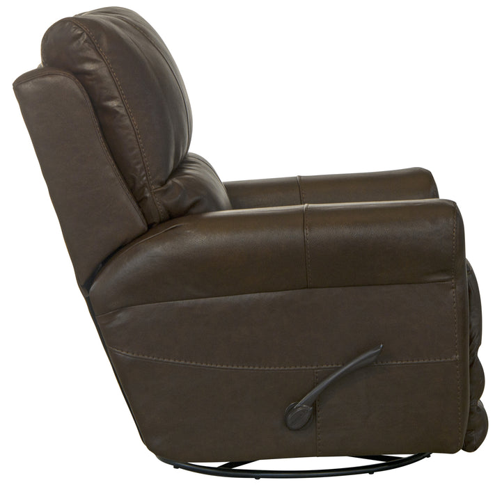 Catnapper - Hoffner Swivel Glider Recliner in Chestnut - 4766-5Chestnut - GreatFurnitureDeal