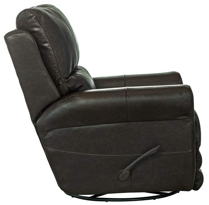 Catnapper - Hoffner Power Lay Flat Recliner in Chocolate - 64766-7Chocolate