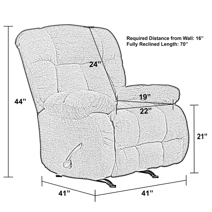 Catnapper - Brody Rocker Recliner in Slate - 47742150618 - GreatFurnitureDeal