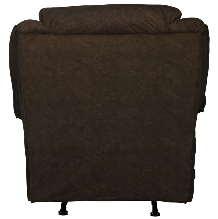 Catnapper - Rialto Chaise Rocker Recliner with Extended Ottoman in Chocolate - 47752162829 - GreatFurnitureDeal