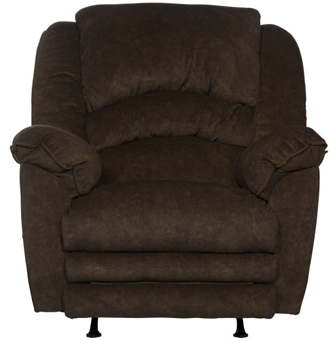 Catnapper - Rialto Chaise Rocker Recliner with Extended Ottoman in Chocolate - 47752162829 - GreatFurnitureDeal