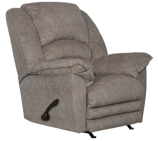 Catnapper - Rialto Chaise Rocker Recliner with Extended Ottoman in Steel - 47752162838 - GreatFurnitureDeal