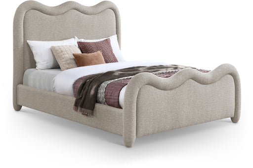 Meridian Furniture - Gavin Chenille Fabric Upholstered Full Size Bed - GavinBeige-F - GreatFurnitureDeal