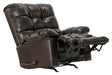 Catnapper - Piazza Top Grain Leather Touch Rocker Recliner with X-tra Comfort Footrest in Chocolate - 47762128309-MTO - GreatFurnitureDeal