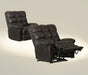 Catnapper - Piazza Top Grain Leather Touch Rocker Recliner with X-tra Comfort Footrest in Chocolate - 47762128309-MTO - GreatFurnitureDeal