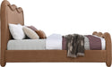 Meridian Furniture - Gavin Chenille Fabric Upholstered Full Size Bed - GavinCognac-F - GreatFurnitureDeal