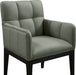 Meridian Furniture - Adrian Vegan Leather Upholstered Dining Arm Chair (Set of 2) - 972Green-AC - GreatFurnitureDeal
