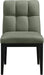 Meridian Furniture - Adrian Vegan Leather Upholstered Dining Side Chair (Set of 2) - 972Green-SC - GreatFurnitureDeal