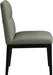 Meridian Furniture - Adrian Vegan Leather Upholstered Dining Side Chair (Set of 2) - 972Green-SC - GreatFurnitureDeal