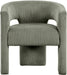 Meridian Furniture - Riz Corduroy Upholstered Accent Chair (Set of 2) - 11055Green-C - GreatFurnitureDeal