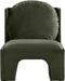 Meridian Furniture - Sigma Velvet Upholstered Accent Chair - 33031Green - GreatFurnitureDeal