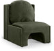 Meridian Furniture - Sigma Velvet Upholstered Accent Chair - 33031Green - GreatFurnitureDeal