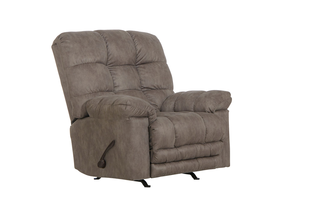 Catnapper - Machado Chaise Rocker Recliner w/Oversized X-tra Comfort Footrest in Charcoal- 4792-2-CHA - GreatFurnitureDeal