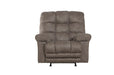 Catnapper - Machado Chaise Rocker Recliner w/Oversized X-tra Comfort Footrest in Charcoal- 4792-2-CHA - GreatFurnitureDeal