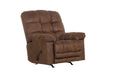 Catnapper - Machado Chaise Rocker Recliner w/Oversized X-tra Comfort Footrest in Chocolate- 4792-2-CHO - GreatFurnitureDeal