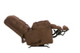 Catnapper - Machado Chaise Rocker Recliner w/Oversized X-tra Comfort Footrest in Chocolate- 4792-2-CHO - GreatFurnitureDeal