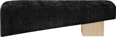 Meridian Furniture - Alora Fabric Upholstered Bench - 22057Black - GreatFurnitureDeal