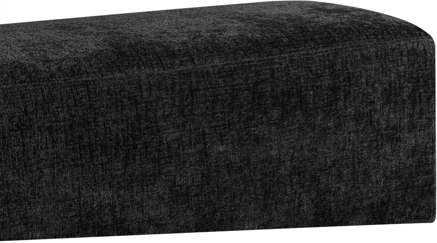 Meridian Furniture - Alora Fabric Upholstered Bench - 22057Black - GreatFurnitureDeal