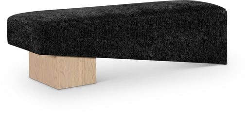 Meridian Furniture - Alora Fabric Upholstered Bench - 22057Black - GreatFurnitureDeal